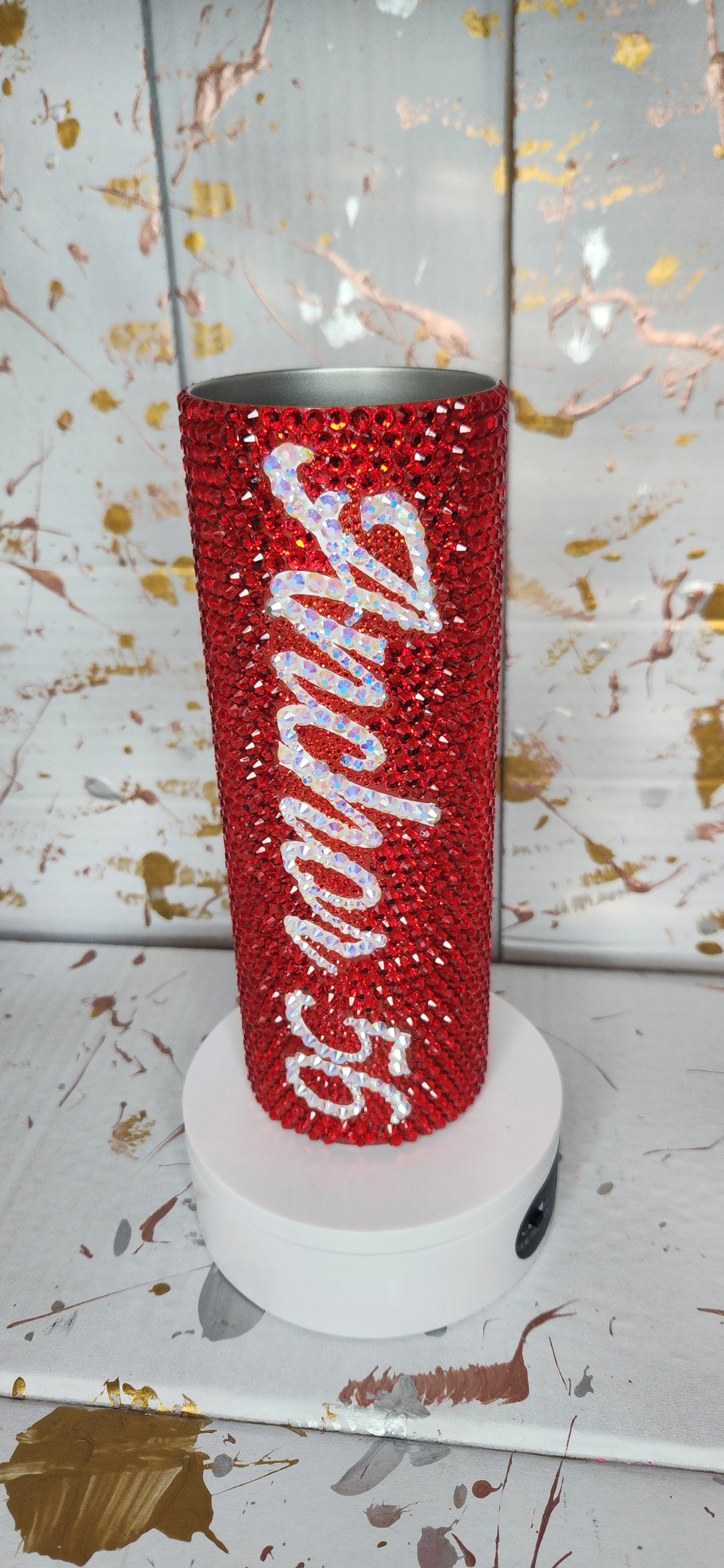 Custom 20oz Tumbler, Skinny Bling Tumbler, Tumbler