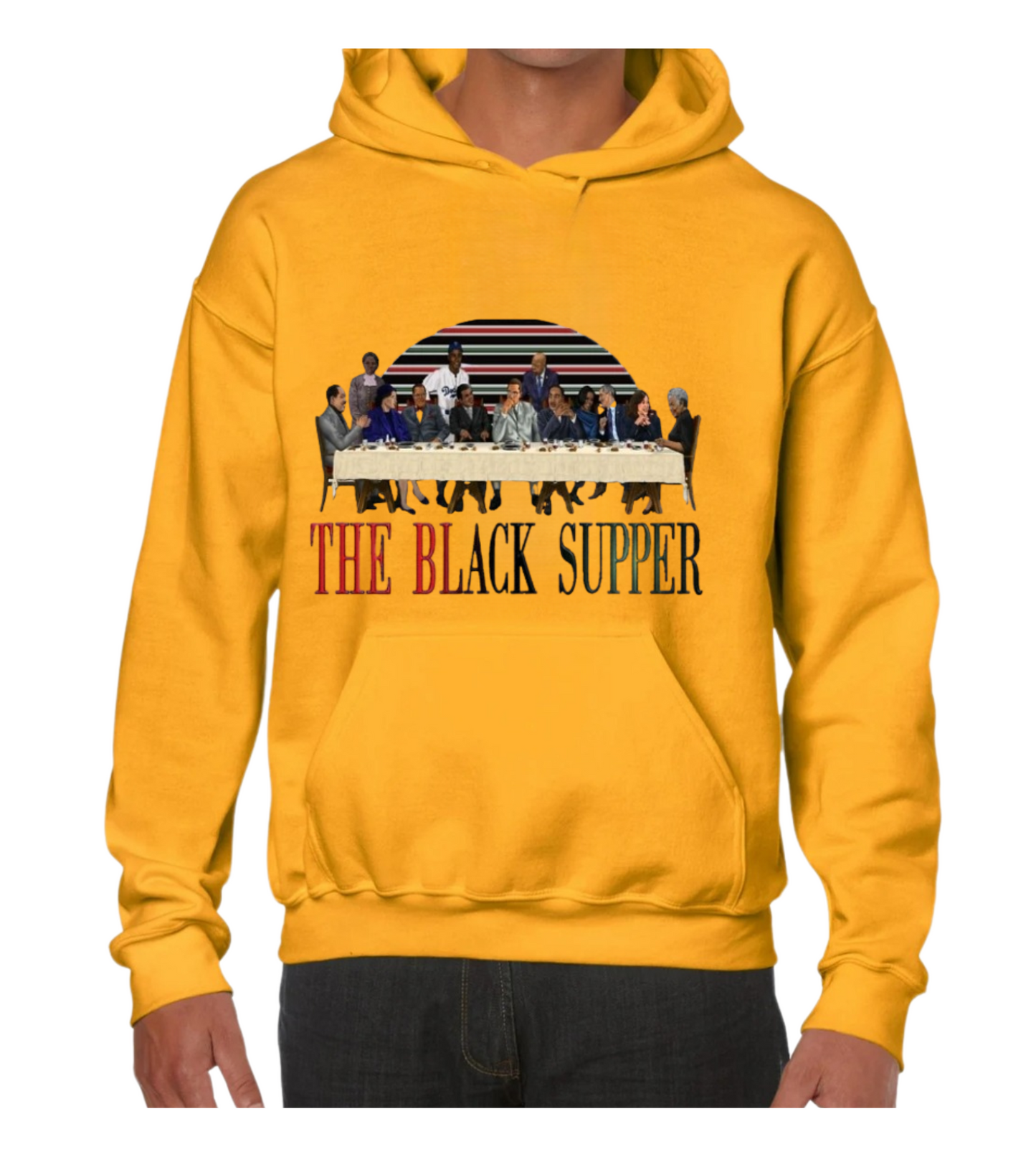 The Black SUPPER HOODIE