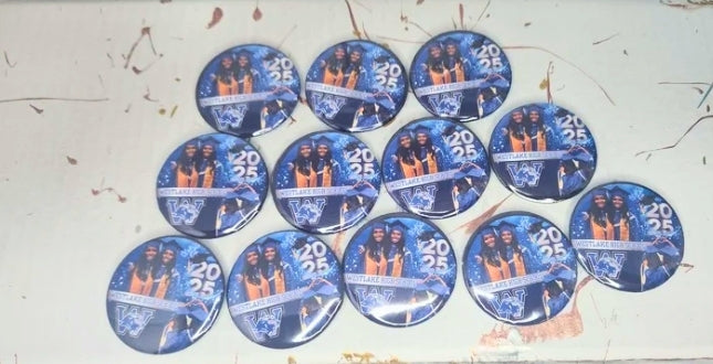 2.25 inch Customizable Buttons Pins