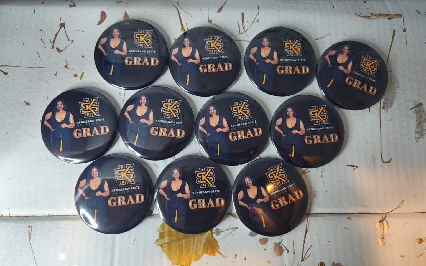 2.25 inch Customizable Buttons Pins