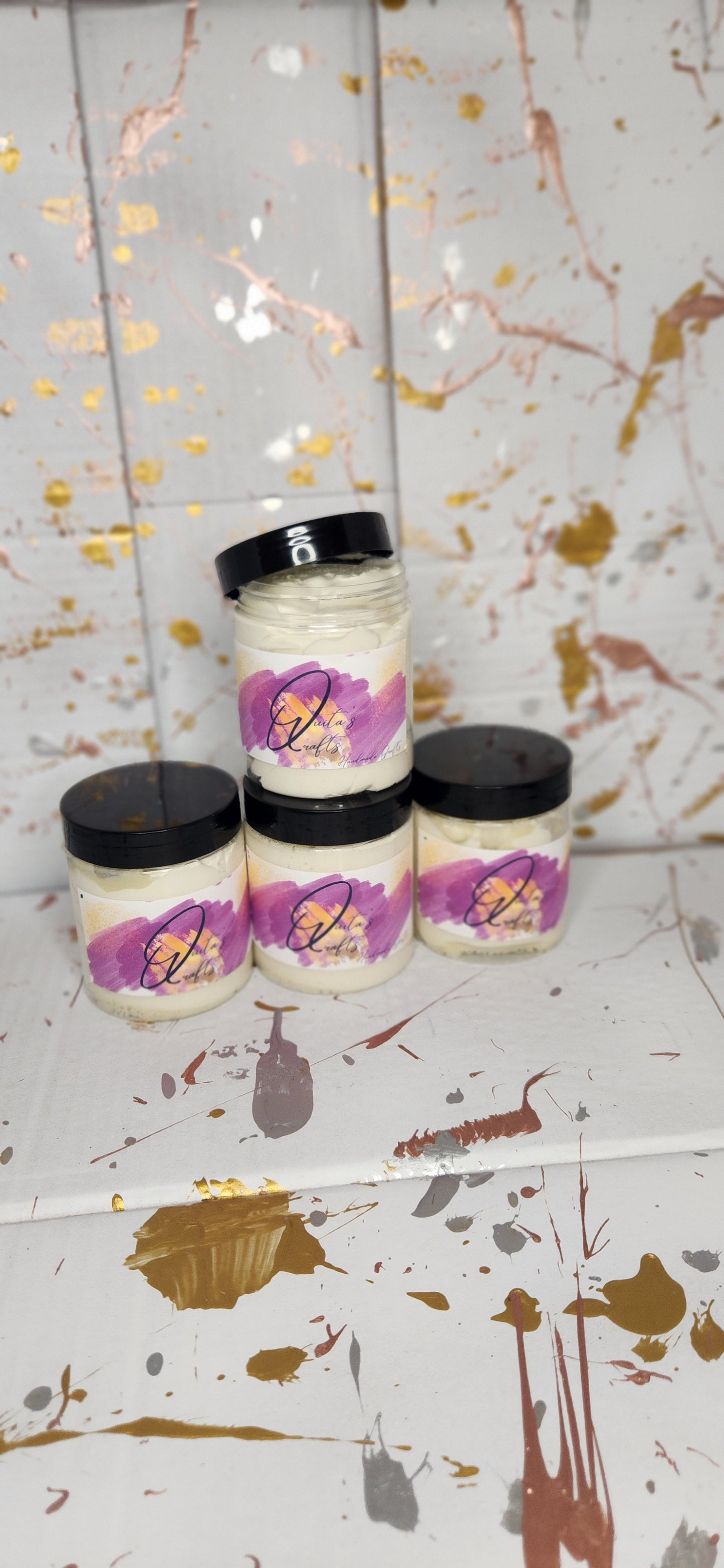 8oz Creamy Shea Butter/Whipped Shea Butter/Handmade Shea Butter