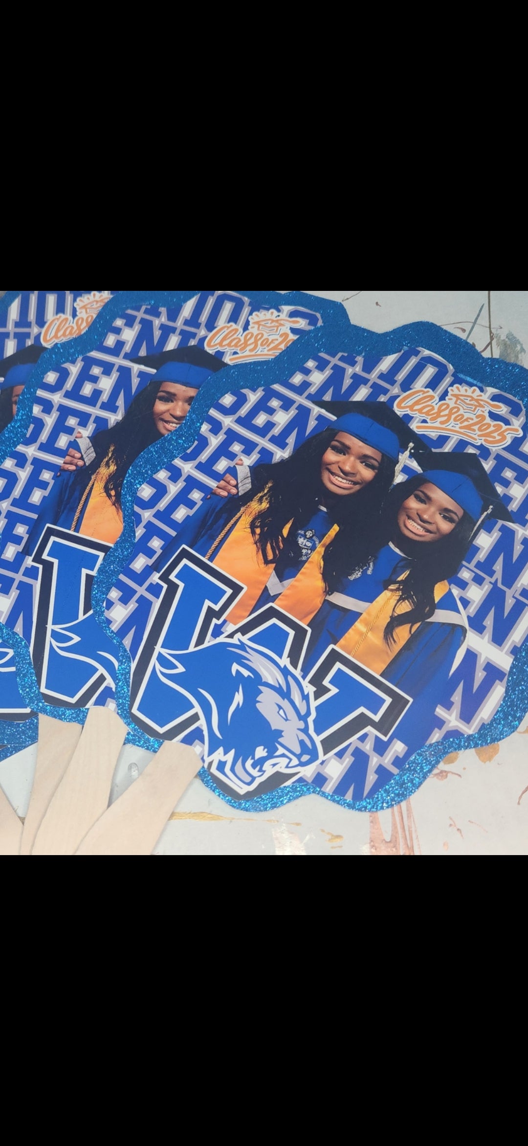 Customizable Graduate Fan, Grad Fan