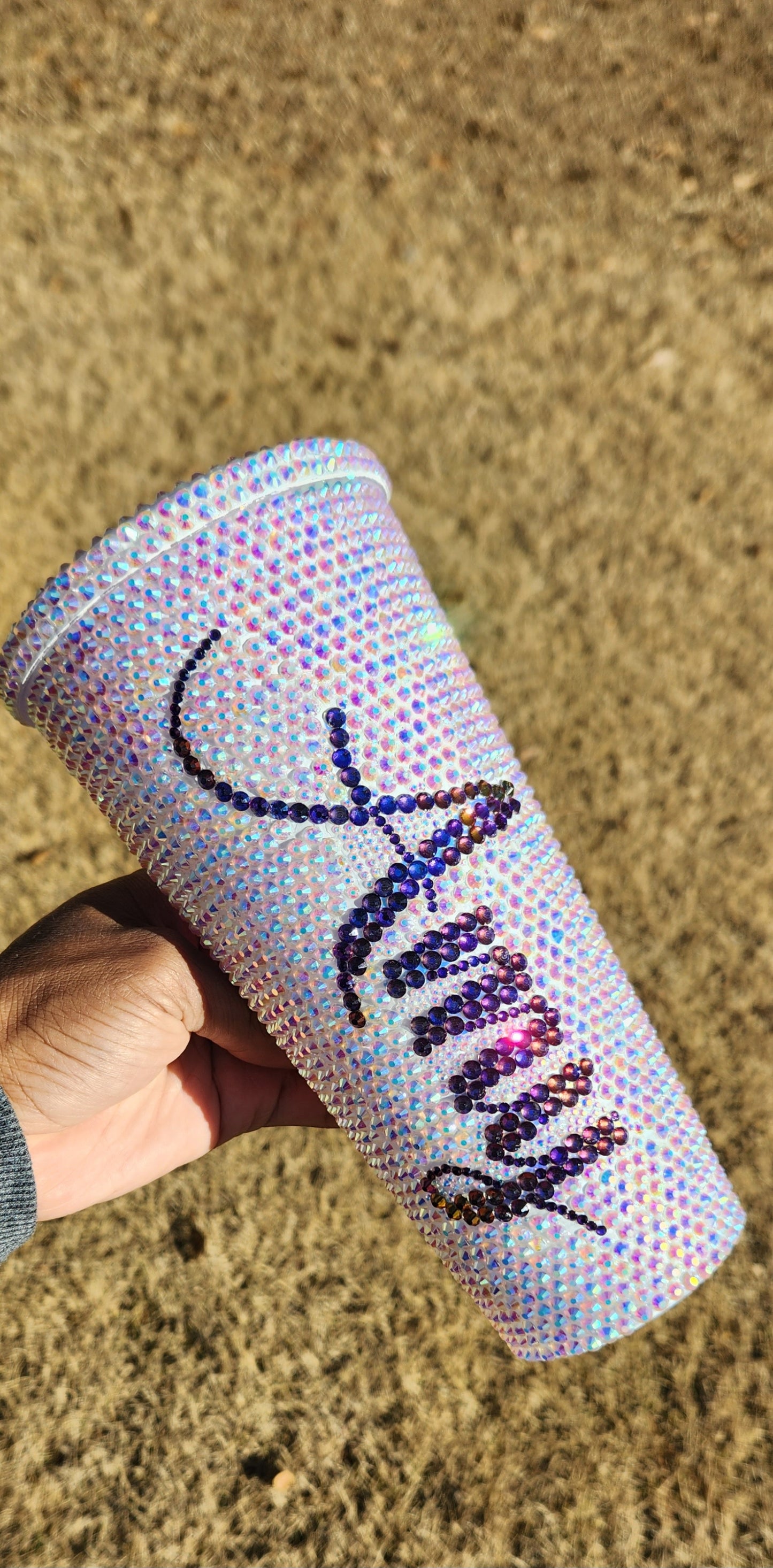 Straw and lid are included with all tumblers When ordering, please remember to to include the colors you would like the name made in and also double check your spelling.  Processing time is 1- 2 weeks. Please have patience as I work diligently to create the most beautiful tumbler for you.