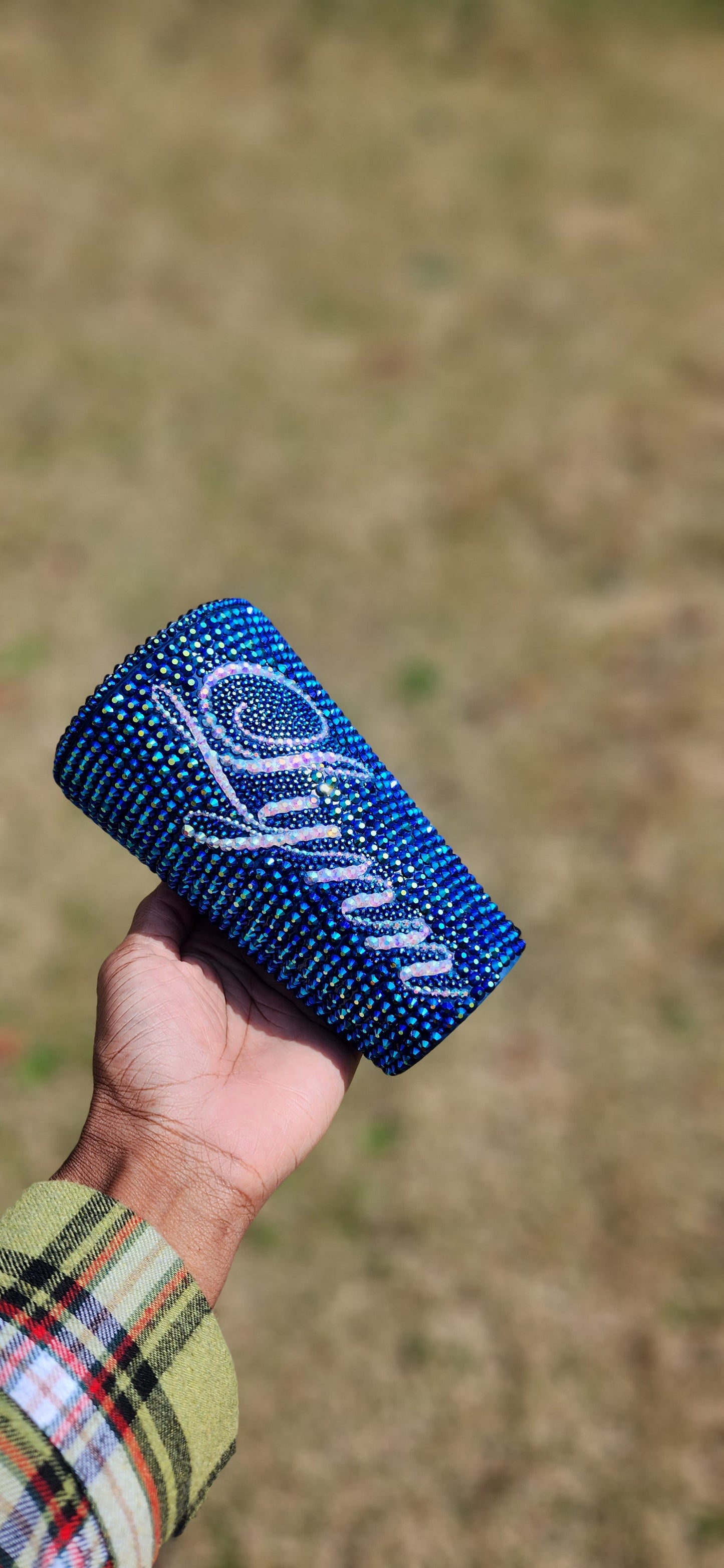 16oz acrylic cup. Straw and lid are included with all tumblers When ordering, please remember to to include the colors you would like the name made in and also double check your spelling.  Processing time is 1- 2 weeks. Please have patience as I work diligently to create the most beautiful cup  for you.