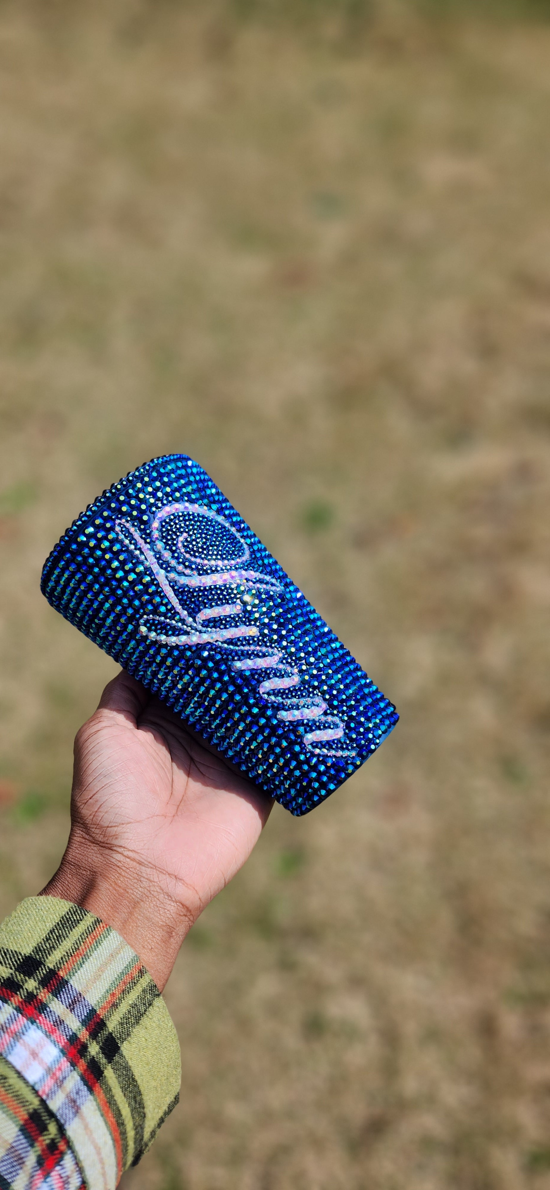 16oz acrylic cup. Straw and lid are included with all tumblers When ordering, please remember to to include the colors you would like the name made in and also double check your spelling.  Processing time is 1- 2 weeks. Please have patience as I work diligently to create the most beautiful cup  for you.