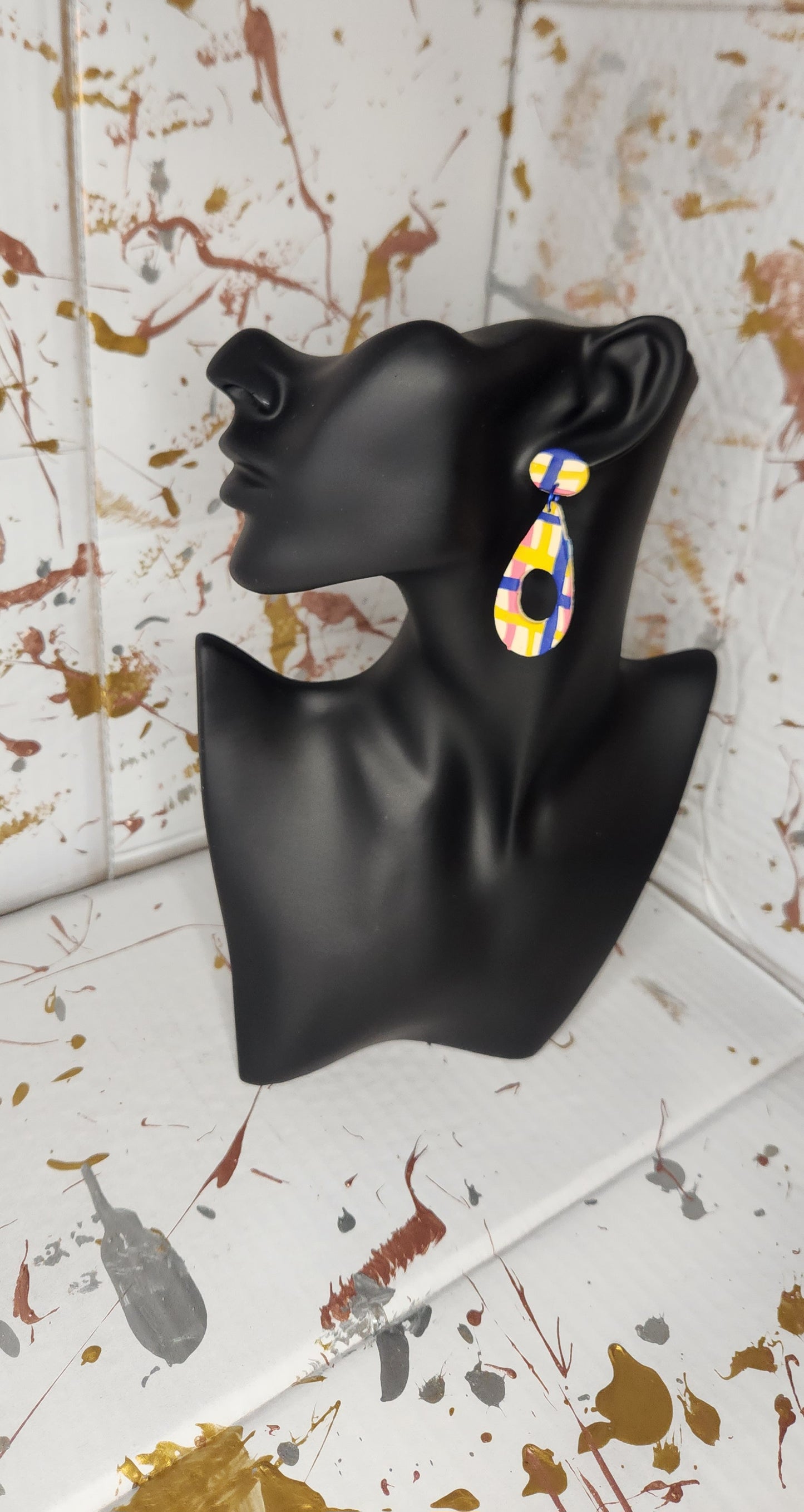 Handmade Clay Earrings made with love, using polymer clay. Earrings are lightweight. Earring backs are stainless steel.