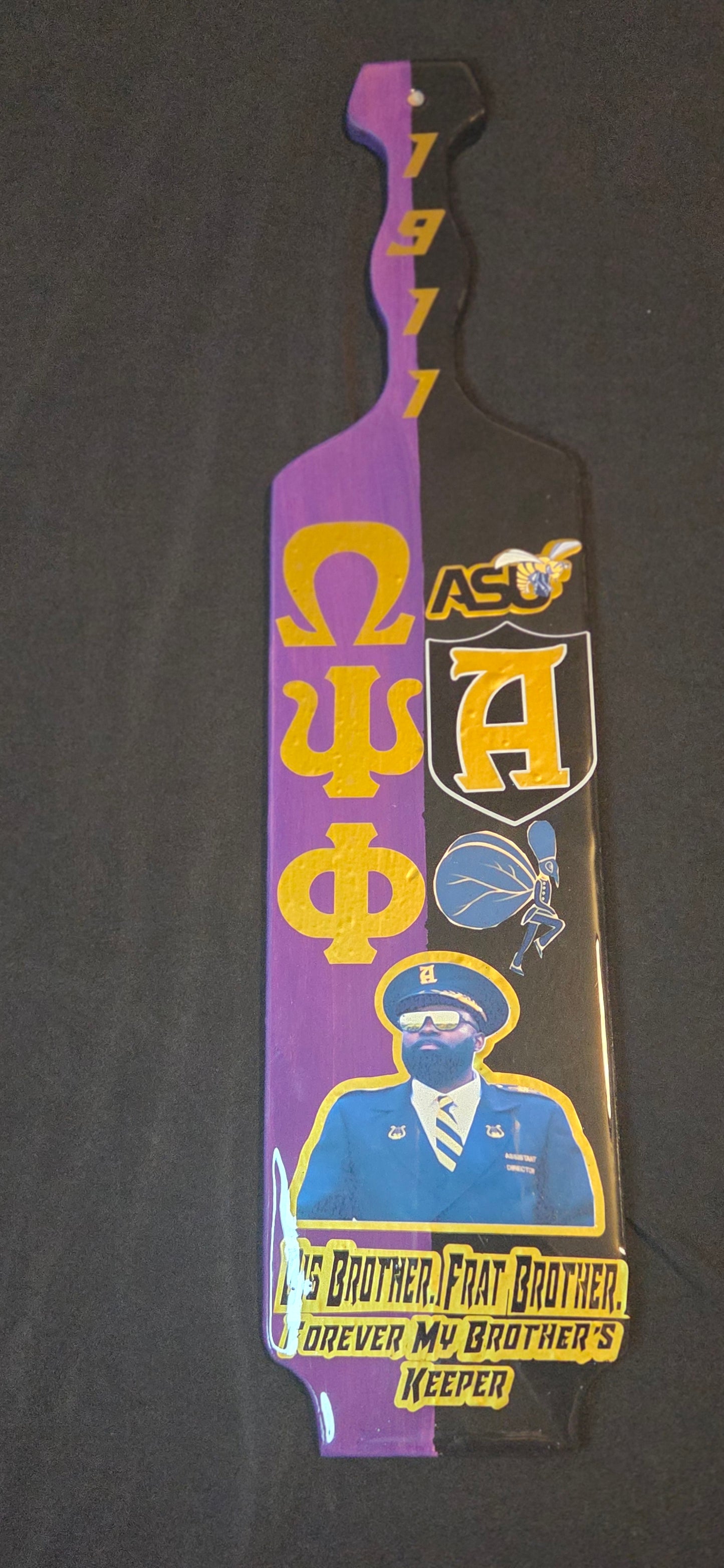 Wooden paddle